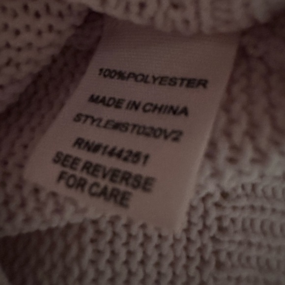 Women’s Jessica Simpson, Khaki Crochet Cardigan, Large - Picture 6 of 8